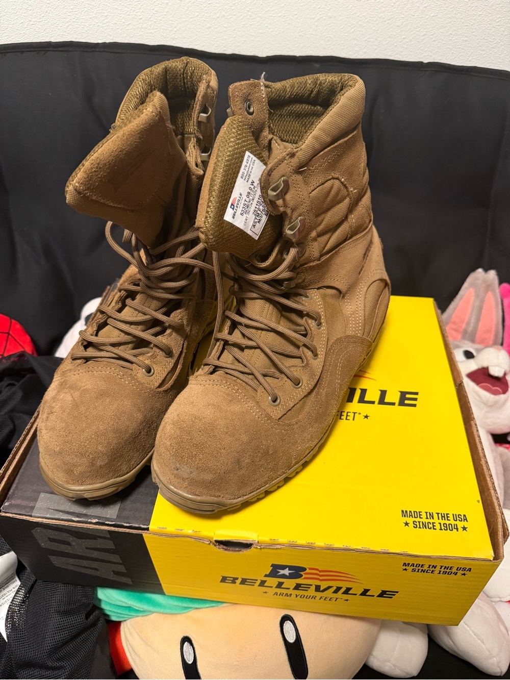 Belleville TIII "Assault" Coyote Brown Steel Toe Boot Style #533ST